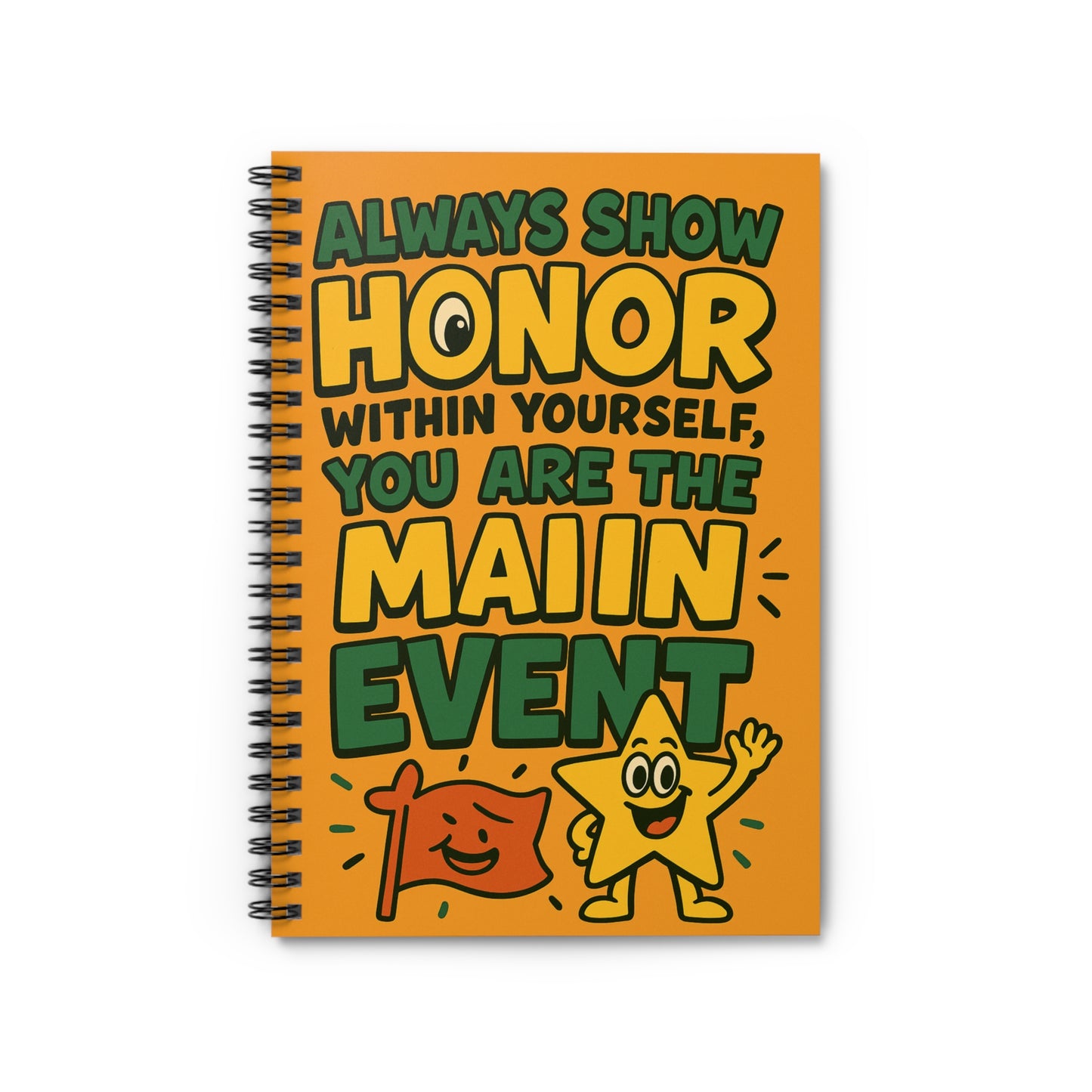 Get In Where You Fit In Spiral Notebook | Ruled Notebook, Retro Typography