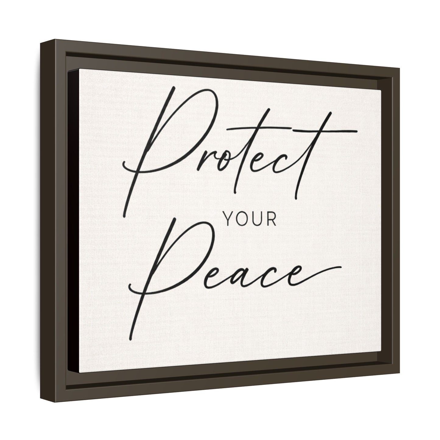 Protect Your Peace Framed Canvas Wall Art