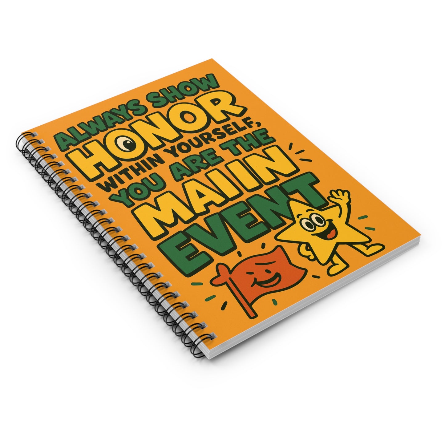 Get In Where You Fit In Spiral Notebook | Ruled Notebook, Retro Typography